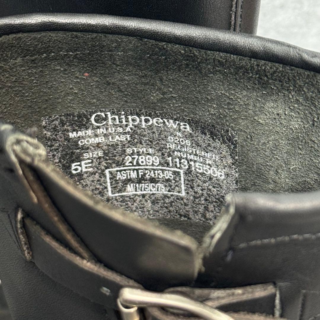 極美品希少⭐︎USA製CHIPPEWA 27899 白タグ エンジニアブーツ