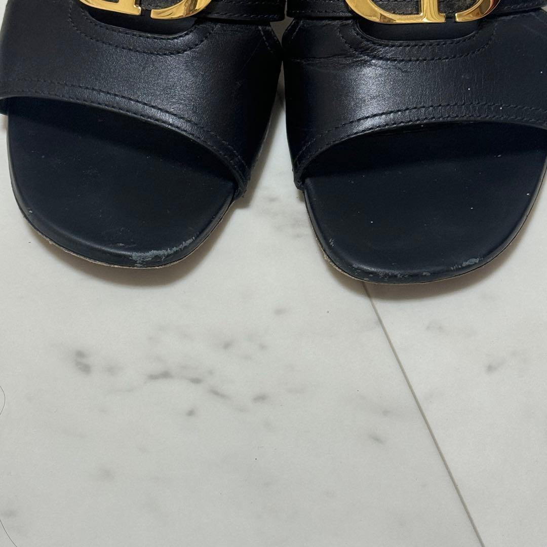 dior ディオール　チャンキーヒール　サンダル　ミュール　40