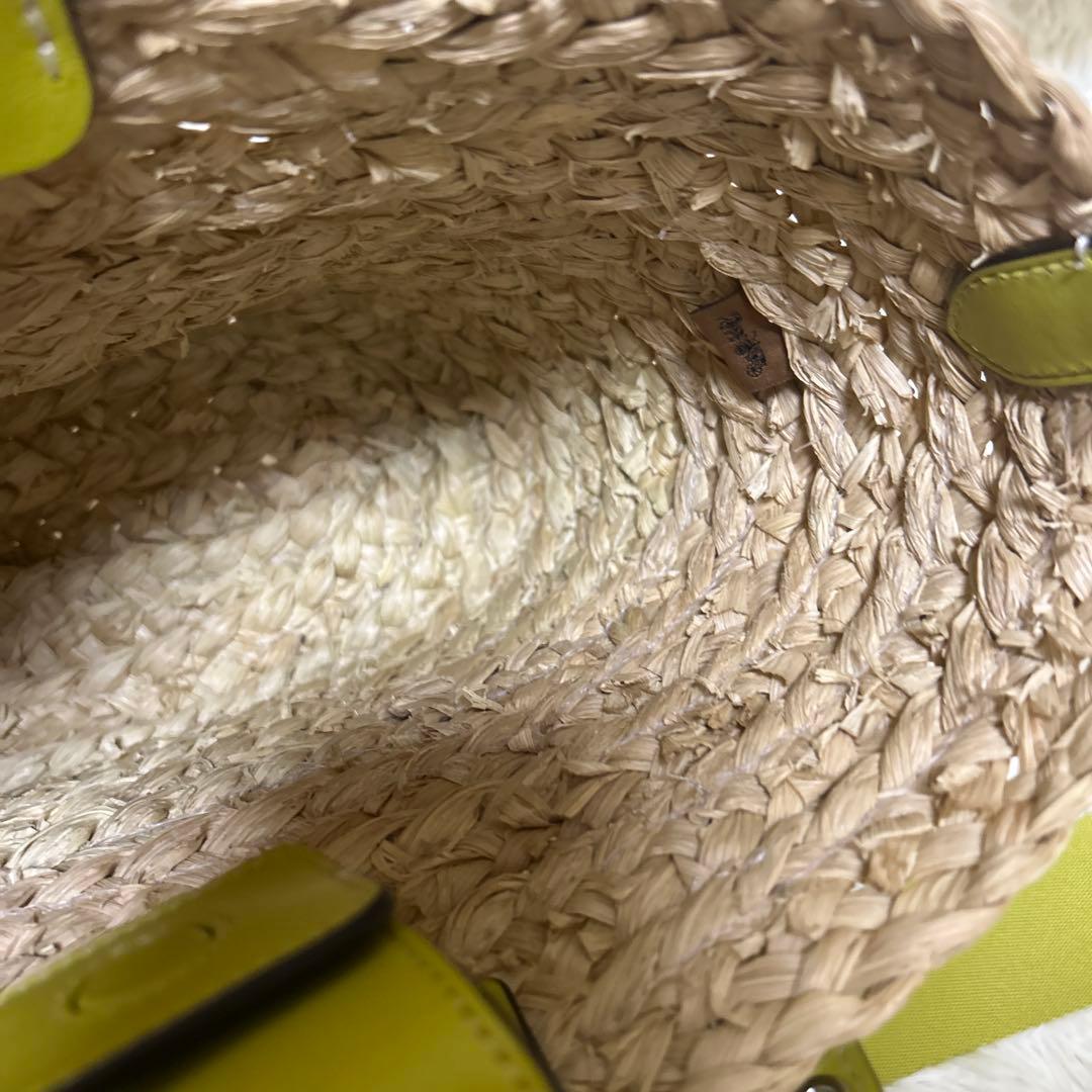 美品　コーチ CJ519 ショルダーバック 2WAY　ハンドバック　カゴバック