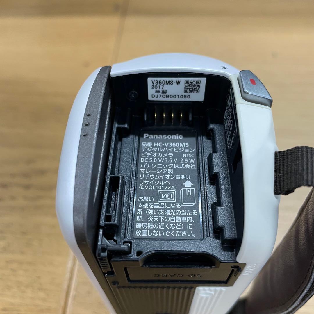 動作品 美品 Panasonic HC-V360MS ビデオカメラ 2017年製