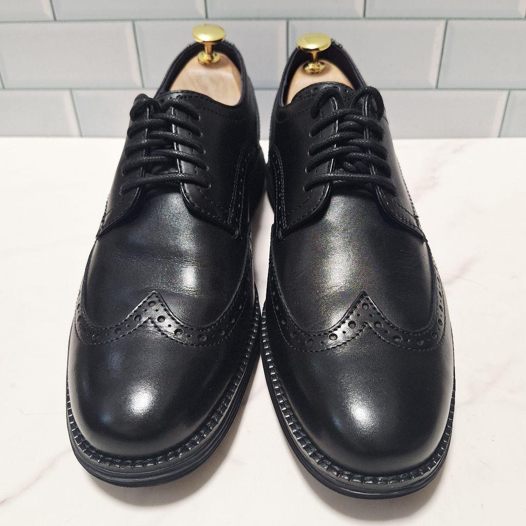 【美品】 コールハーン オリジナルグランド 25.5 ウイングチップ ブラック
