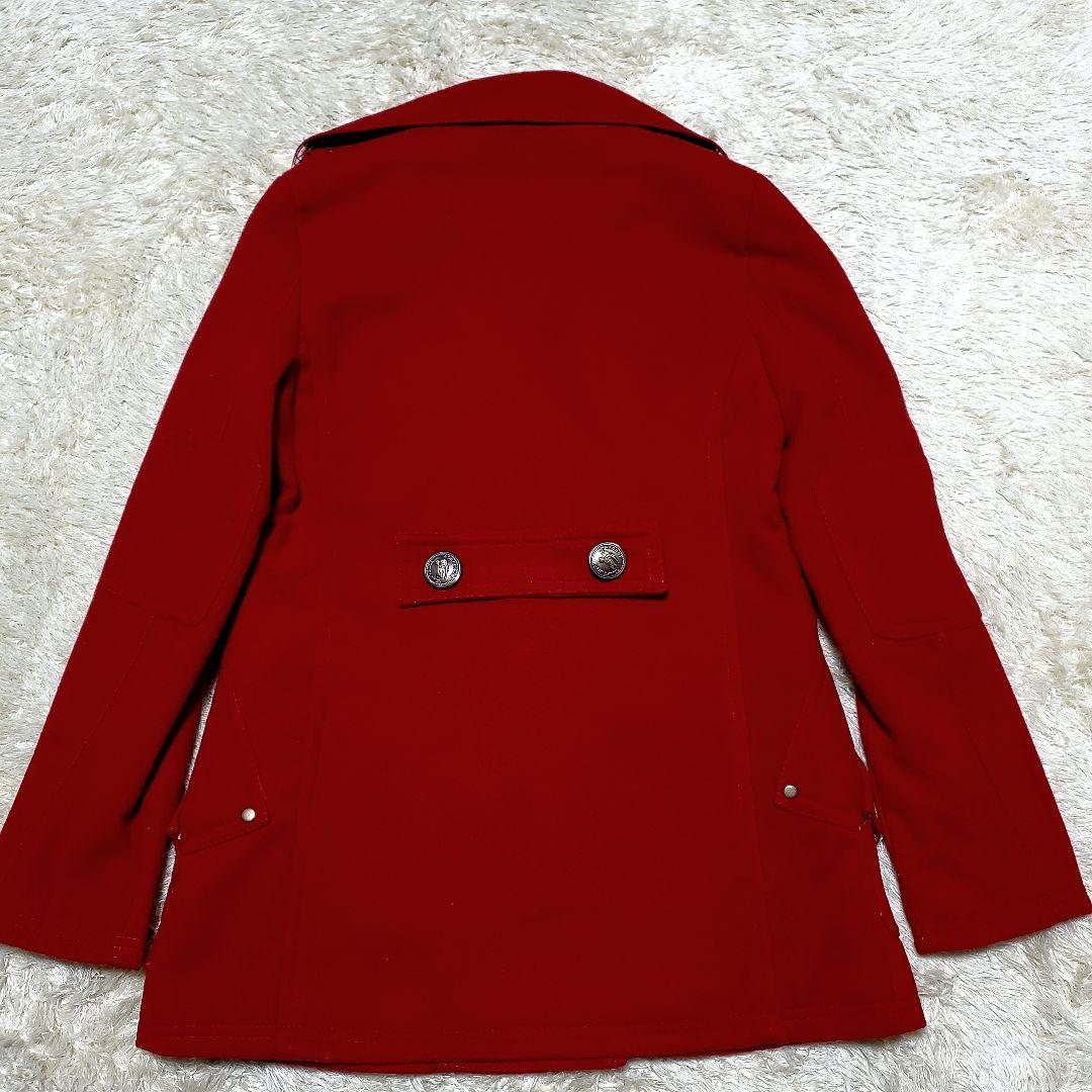 美品✨バーバリーブルーレーベル　ピーコート　銀ボタン　ノバチェック　Sam様
