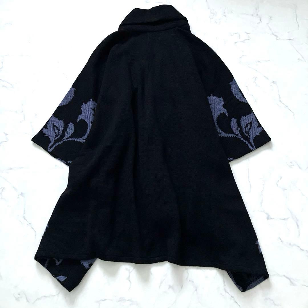 新品✨ 倭物やカヤ　蔦かずら羽織 ビッグシルエットニットカーディガン　花柄　着物