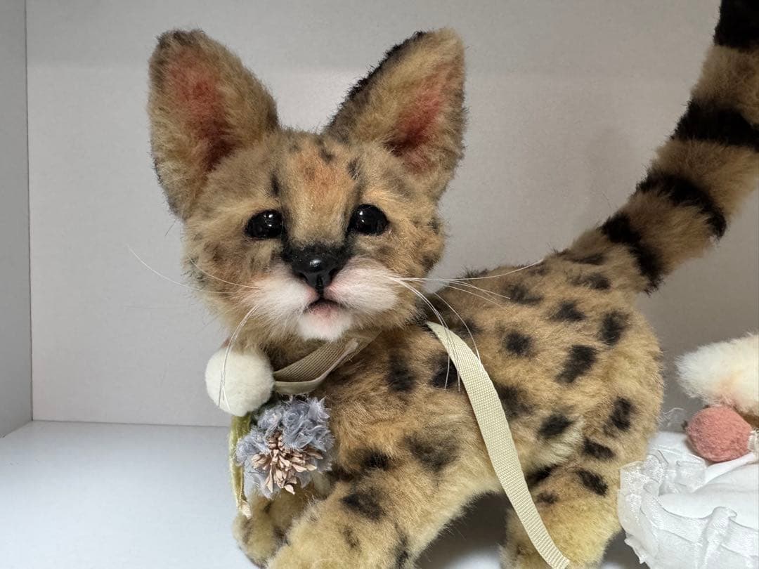 【最終価格】国内作家様作　ベビーフェネック、ベビーサーバルキャット2体セット