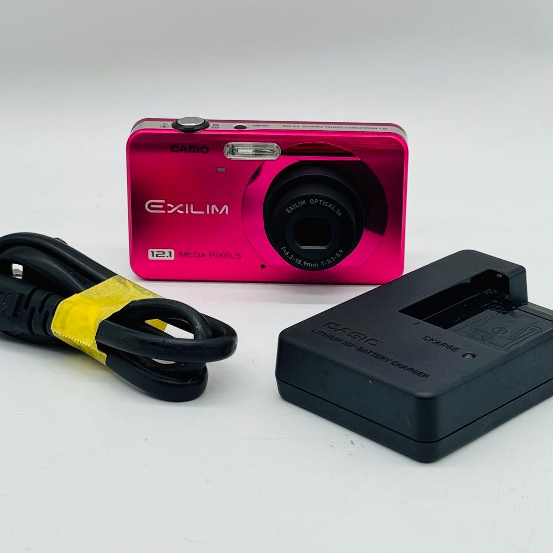 【美品・動作確認済】CASIO EXILIM EX-Z90 ピンク コンデジ