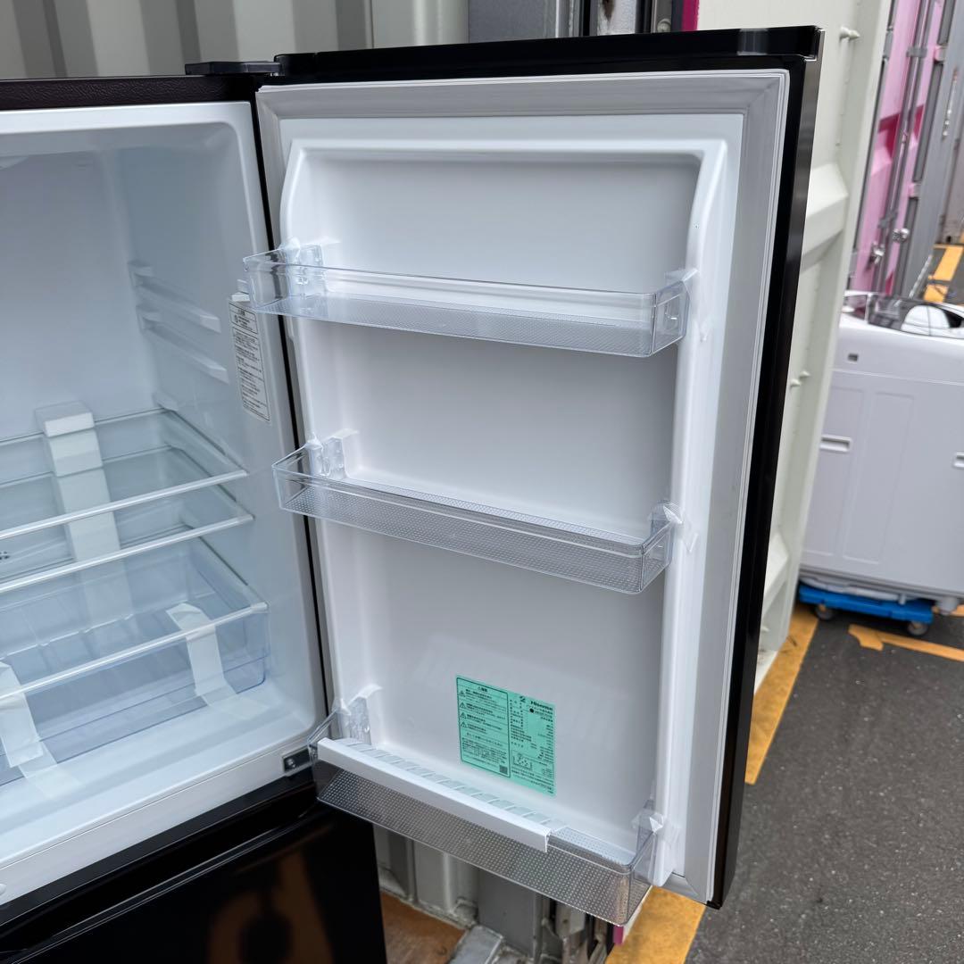 C7520★2024年製★新品.未使用品★ハイセンス冷蔵庫　黒ブラック一人暮らし