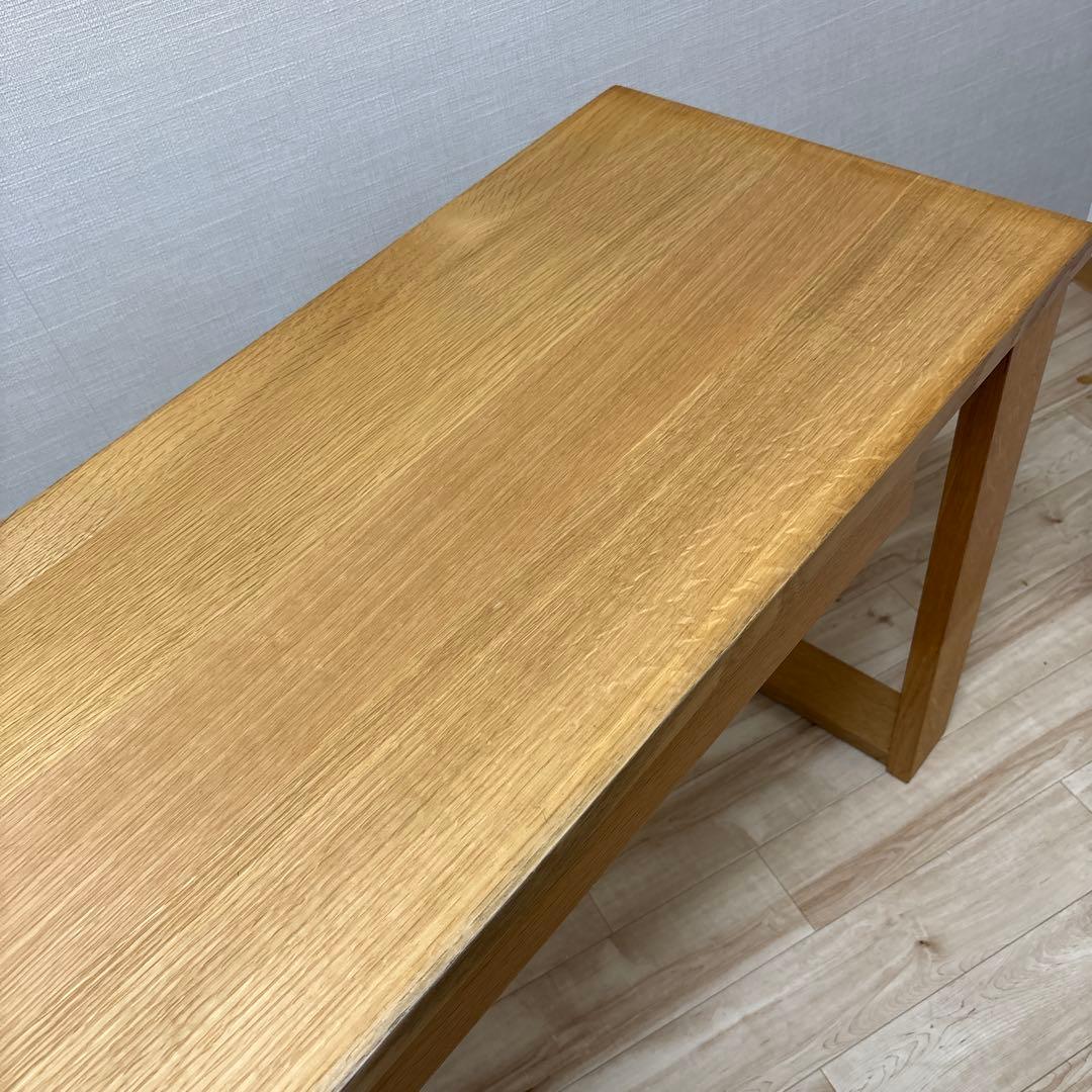 飛騨産業　HIDA 勉強机　引き出し2コ　　180cm×46cm 補助脚付き