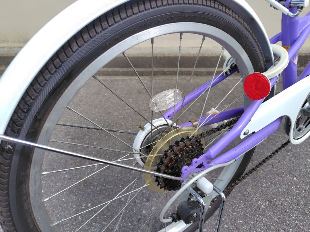 自転車22インチ　希少の6段変速！　子供　愛知県　美品　安い