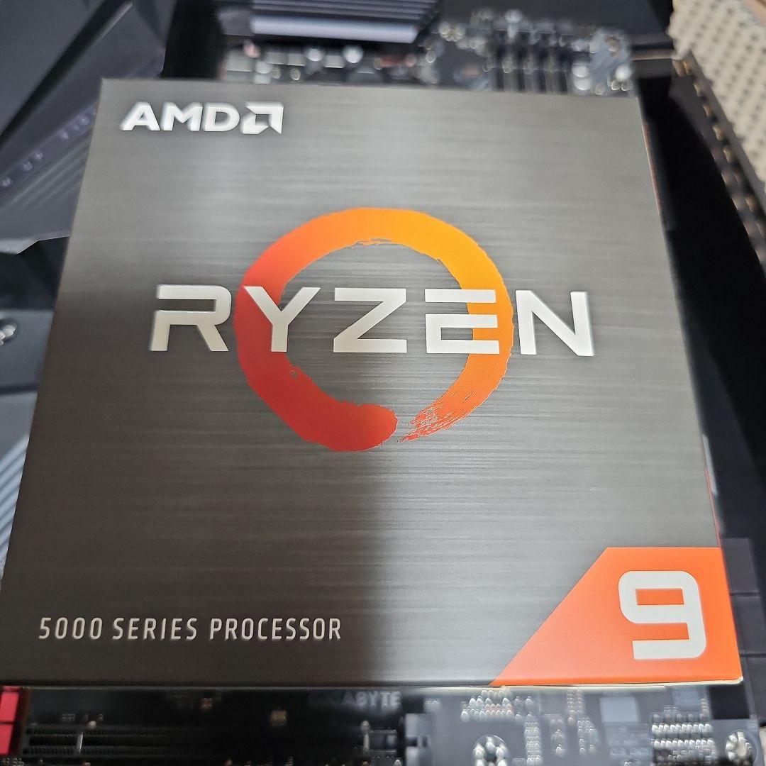 グラフィックボード・グラボ・ビデオカード GIGABYTE X570 AORUS PRO + Ryzen 9 5950X