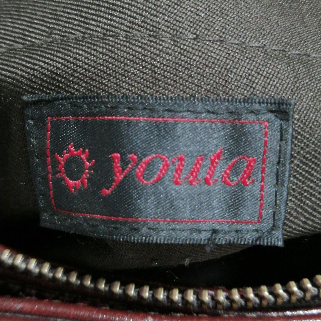 youta ヨータ 2way ビジネスバッグ レザー ボルドー