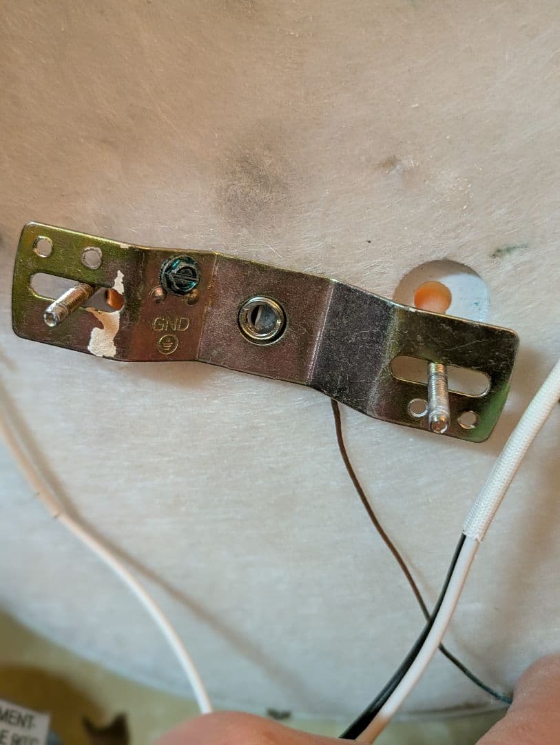 フランス ヴィンテージ 円形 レリーフガラス シーリングライト 照明