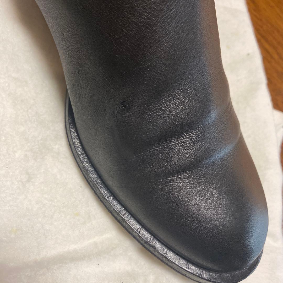 フェラガモ　ロングブーツ　黒　サイズ7.5