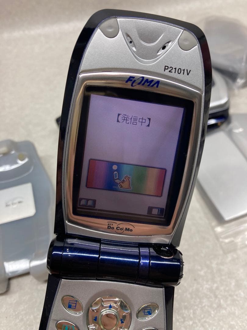 未使用に近い 希少 激レア DoCoMoドコモ初代FOMA P2101V 3台