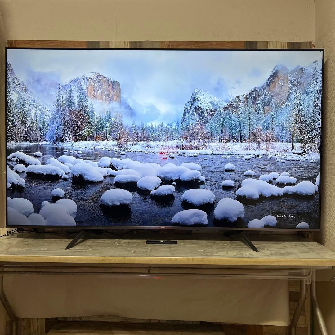 全国送料込❣️未使用Xiaomi 量子ドット4K75型チューナーレスTV2025年