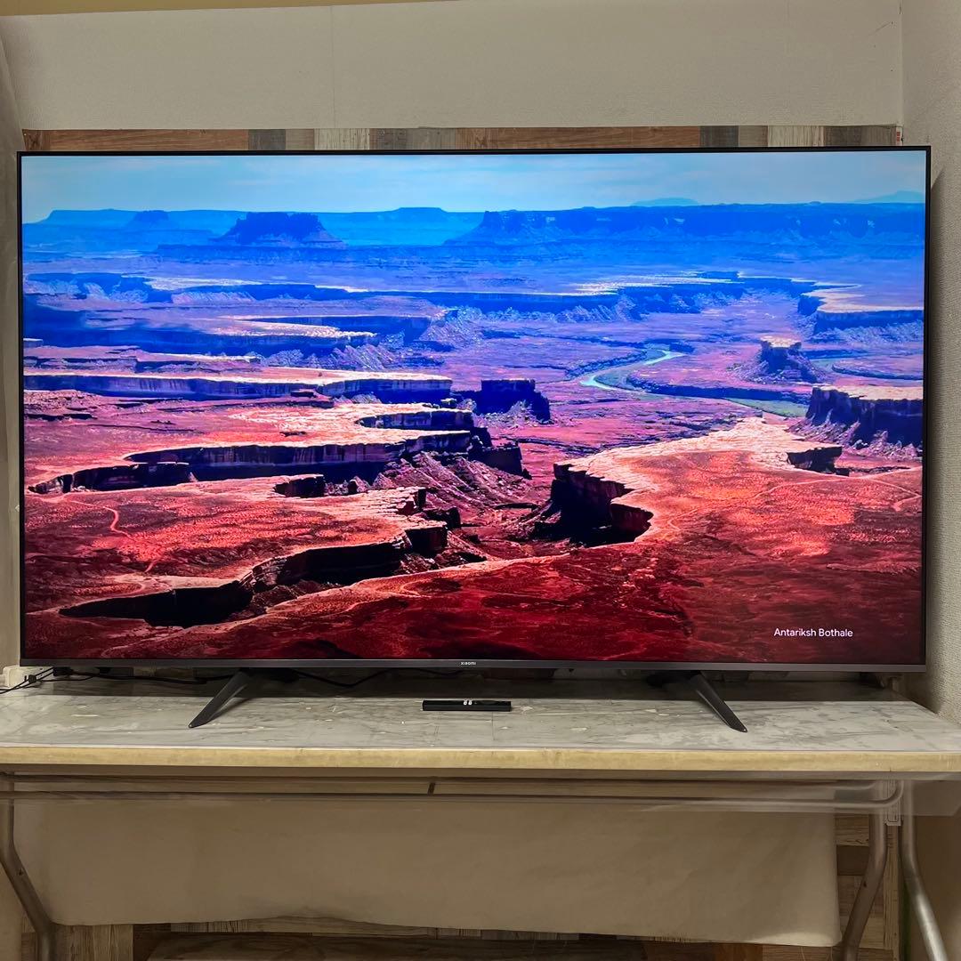 全国送料込❣️未使用Xiaomi 量子ドット4K75型チューナーレスTV2025年