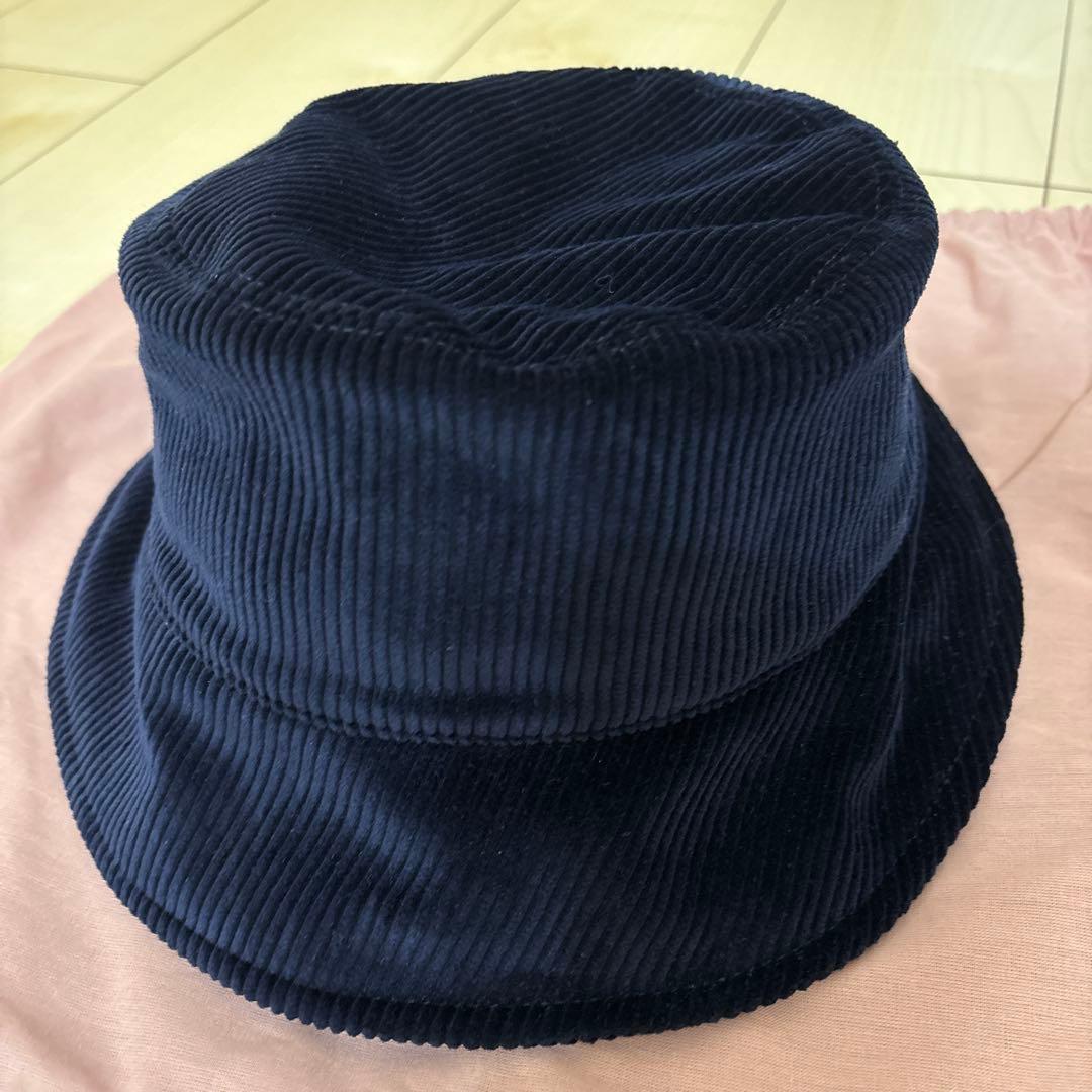 【bobmy】MIU MIU コーデュロイ　ハット