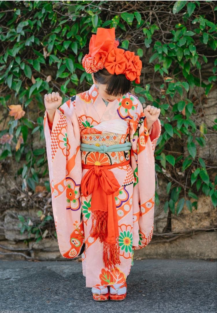 七五三　着物　5歳　アンティーク