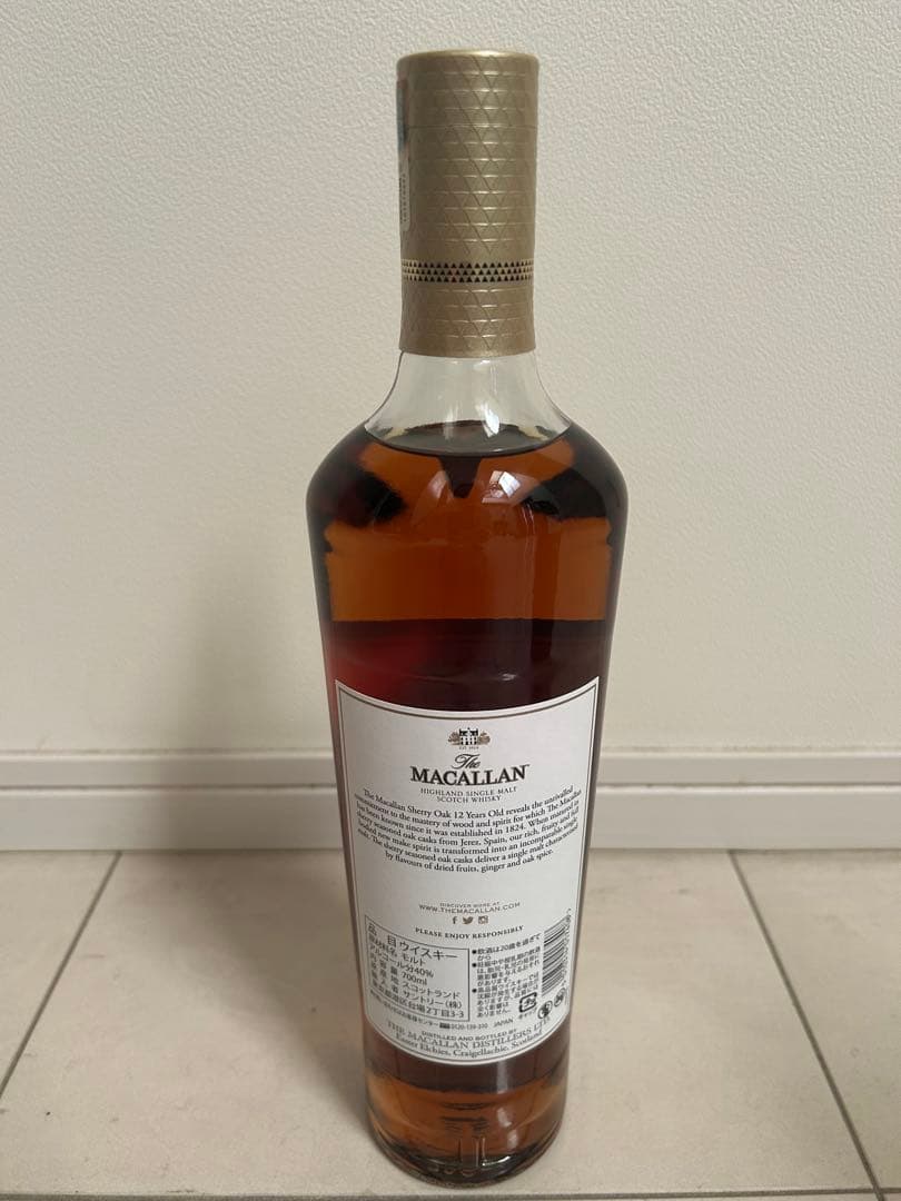 The Macallan 12年シングルモルトウイスキー 700ml 新品未開封