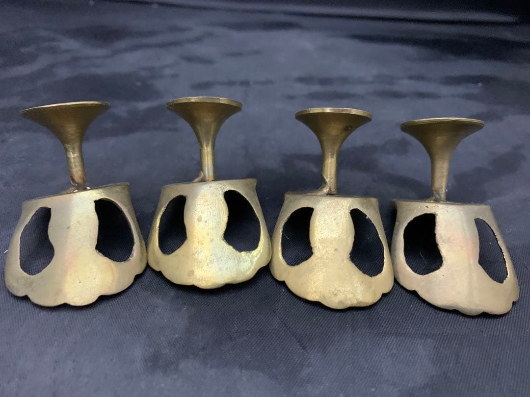 アンティーク　真鍮　ミニチュア　テーブル　チェア　ゴブレット　ポット　まとめ売