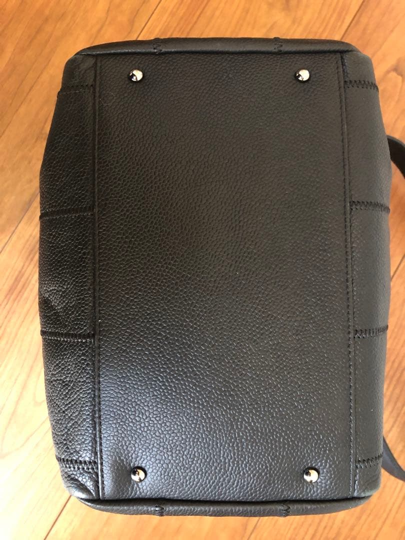 CHANELシャネル チョコバー ハンドバッグ キャビアスキン