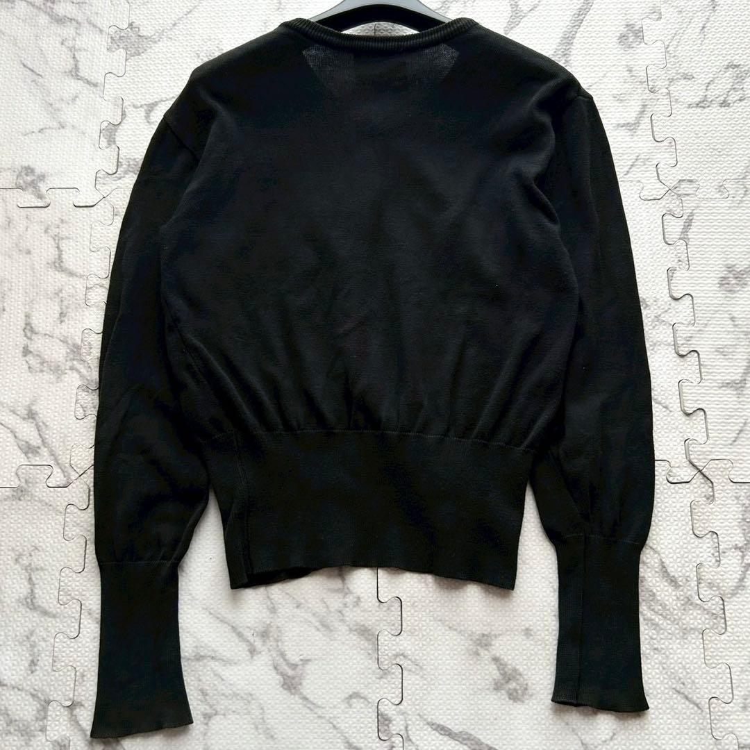 ヴィヴィアンウエストウッドレッドレーベル カラーオーブロゴ刺繍 カーディガン