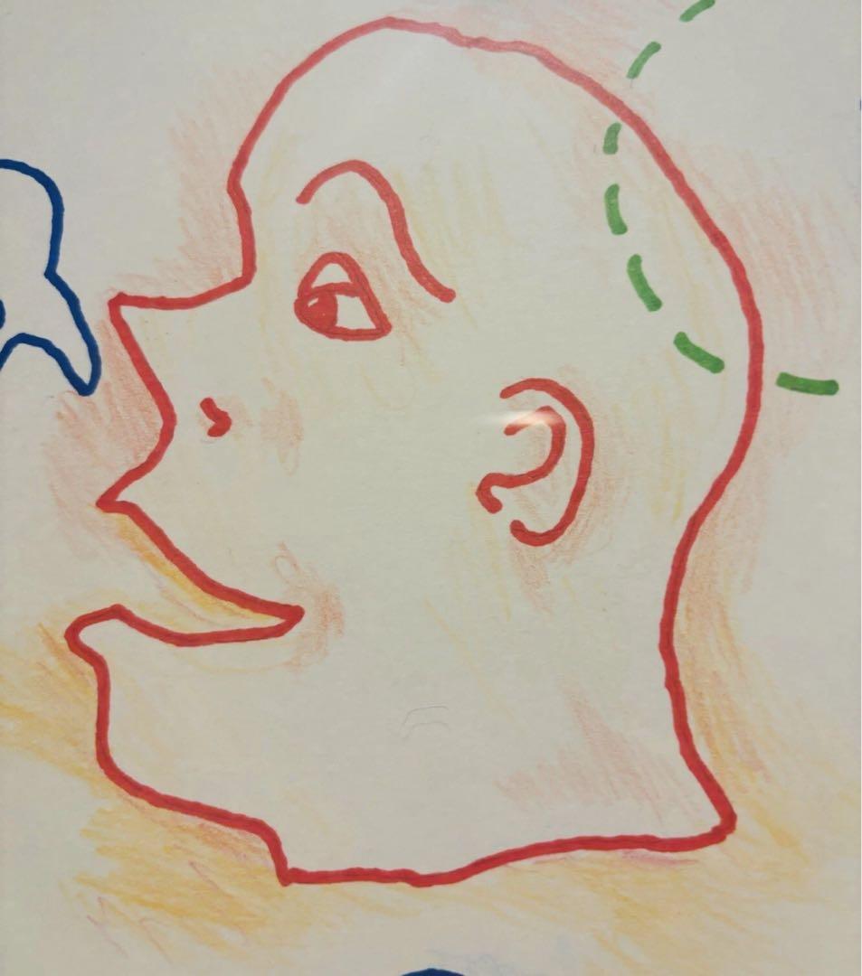 mark gonzales マークゴンザレス 原画 額入 サイン入 アート