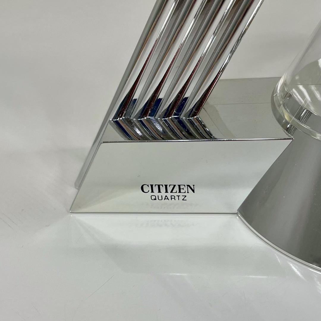 80's シチズン CITIZEN テーブルクロック 置き時計 アールデコ