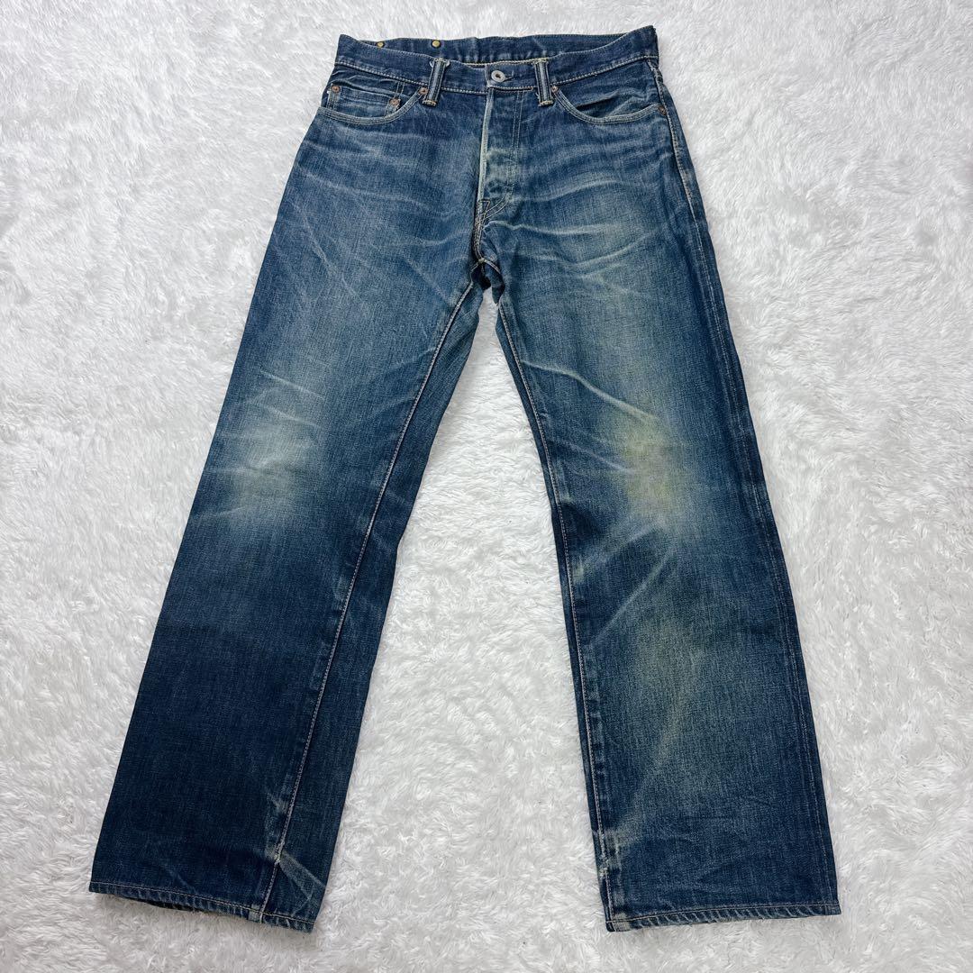 【入手困難】桃太郎ジーンズ 銅丹レーベル インディゴデニム 30 藍布屋