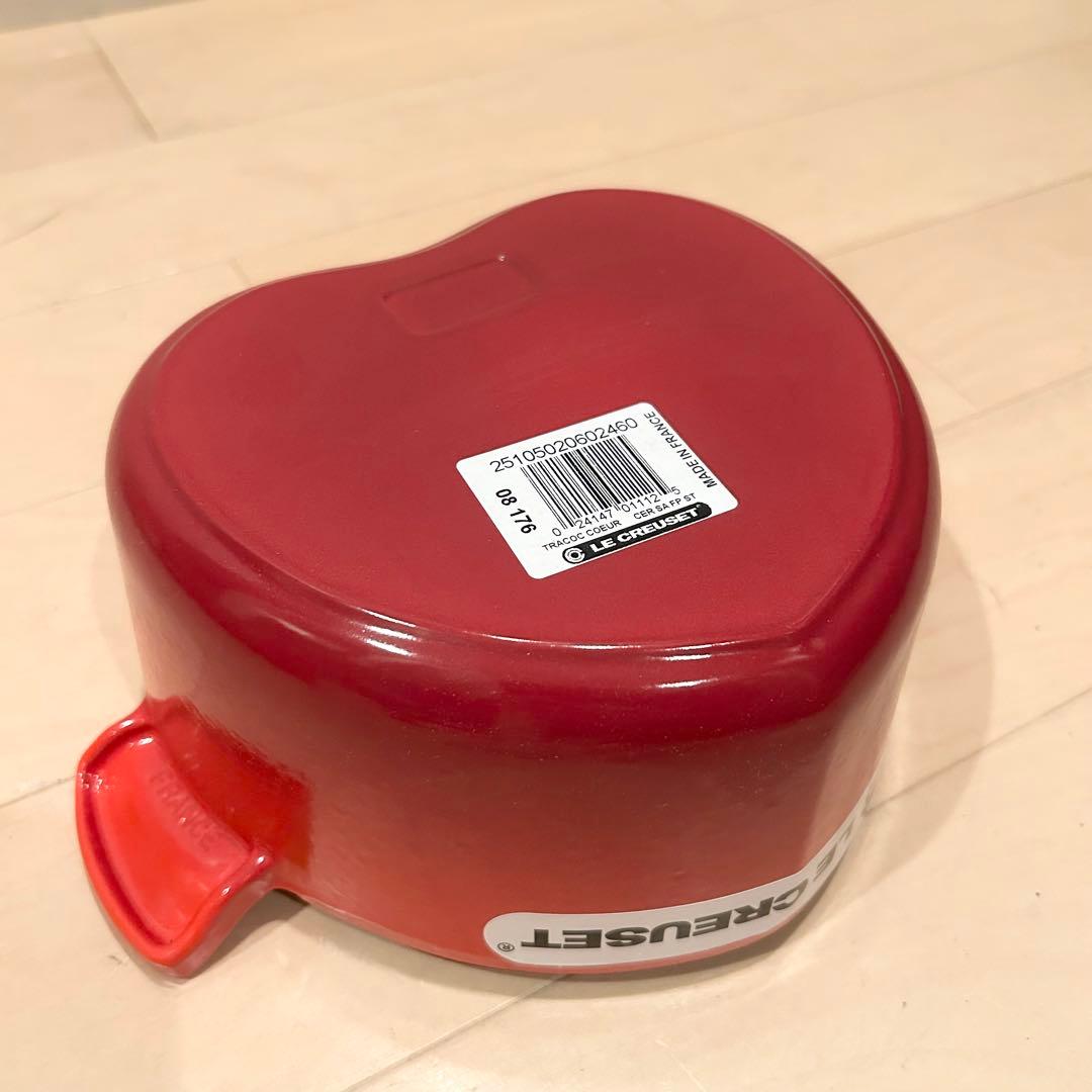 【極美品】LE CREUSET　ココット ダムール チェリーレッド　18cm