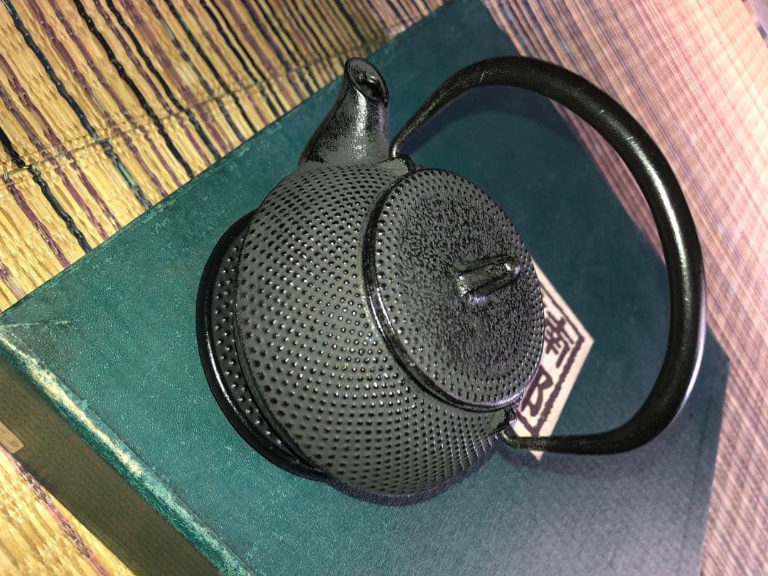 《超美品》小型　鉄瓶 南部鉄器 湯呑み置き5枚セット