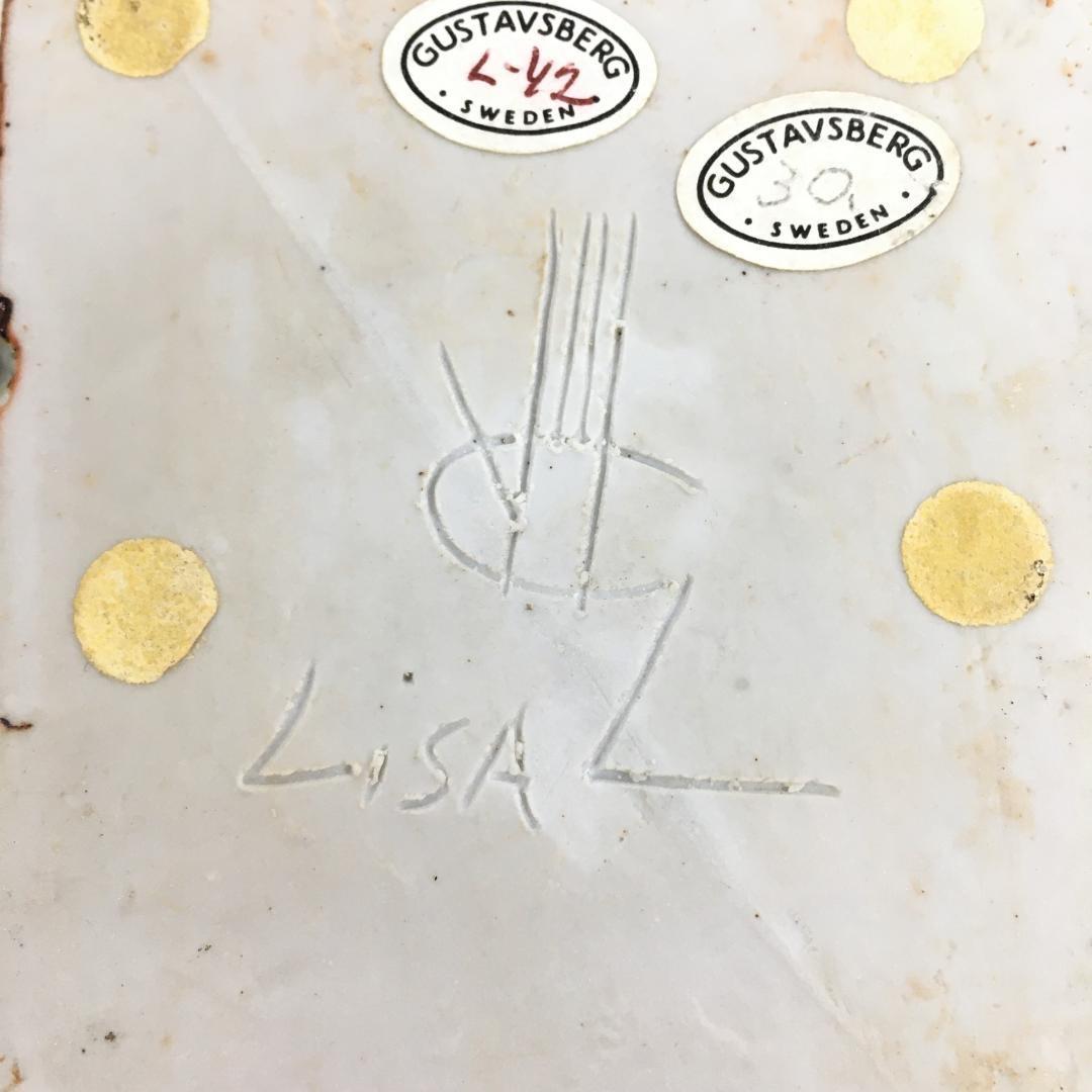 ○【Lisa Larson】リサ・ラーソン 美品 グスタフスベリ 北欧ビンテージ