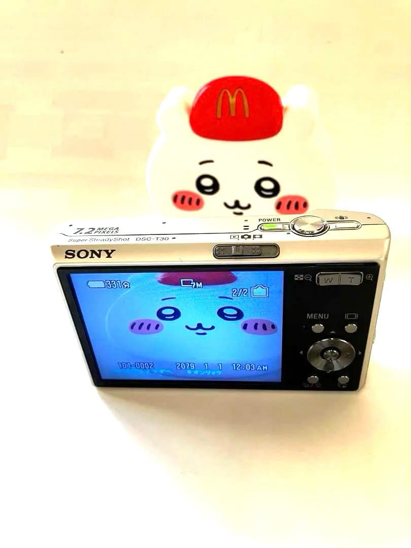 Sony Cyber-shot T30コンパクトデジタルカメラ【美品:説明書付】