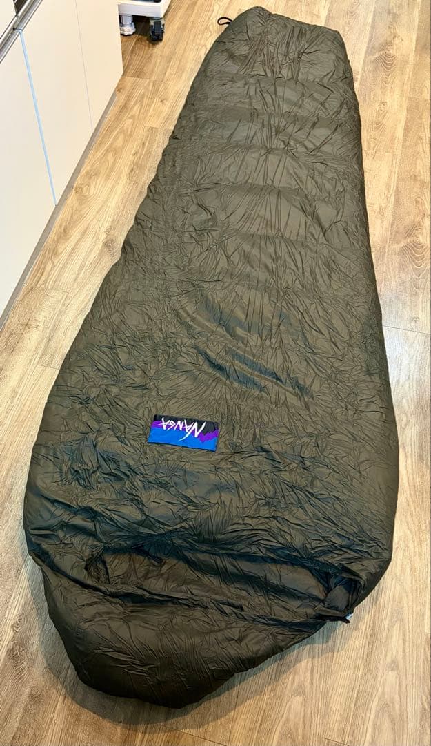 NANGA ナンガ 460 オリジナルシュラフ レギュラー オリーブ
