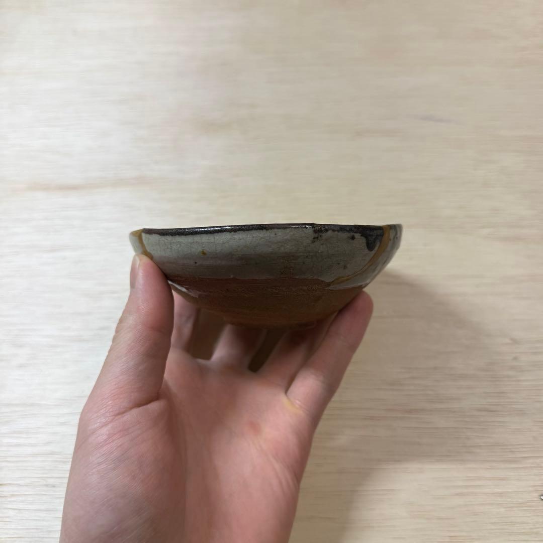 古唐津 皮鯨手 盃 山盃 桃山時代 江戸時代 陶片 初期伊万里 金継ぎ 古美術