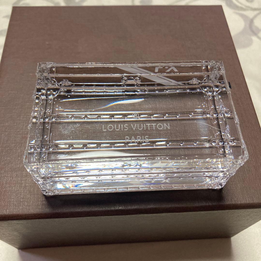 LOUIS VUITTON トランク モチーフ クリスタル ペーパーウェイト