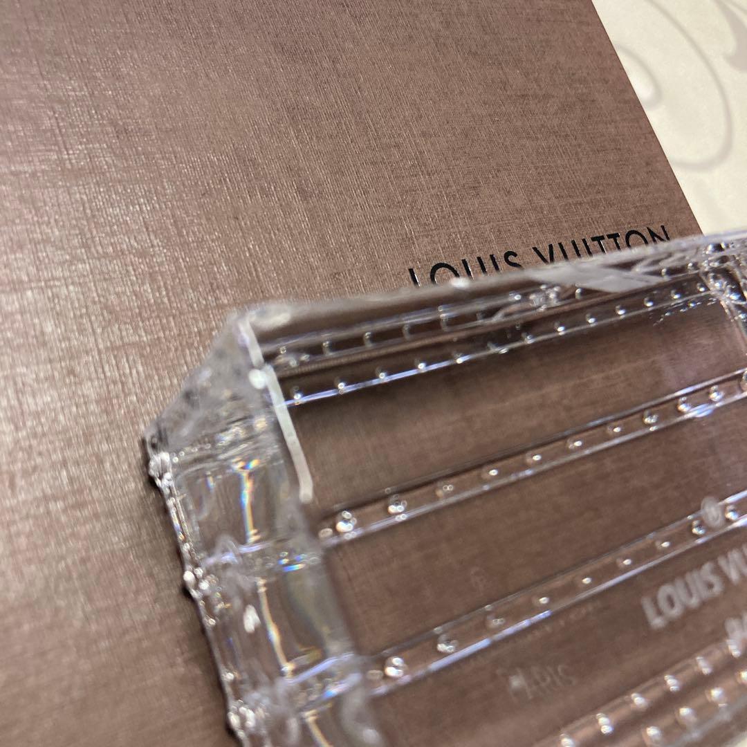 LOUIS VUITTON トランク モチーフ クリスタル ペーパーウェイト