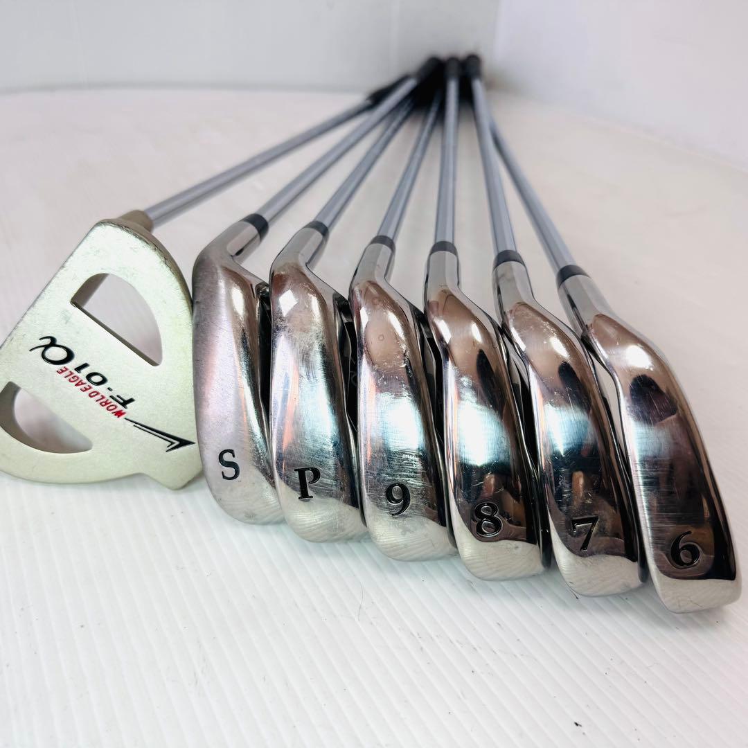 【美品】ワールドイーグル　F-01α ツアーステージ　ゴルフセット10本セット