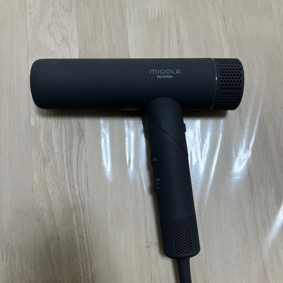 miCOLA イオンヘアドライヤー ブラックHDR-M401 アイリスオーヤマ