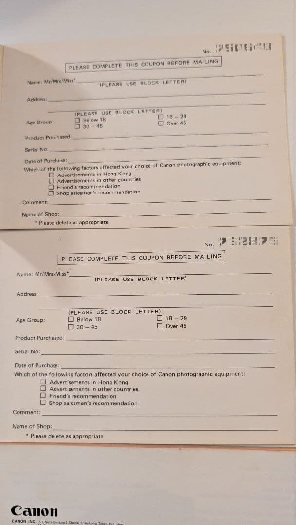 キヤノン EOS 650（キヤノン イオス 650）新品未使用 一眼レフ