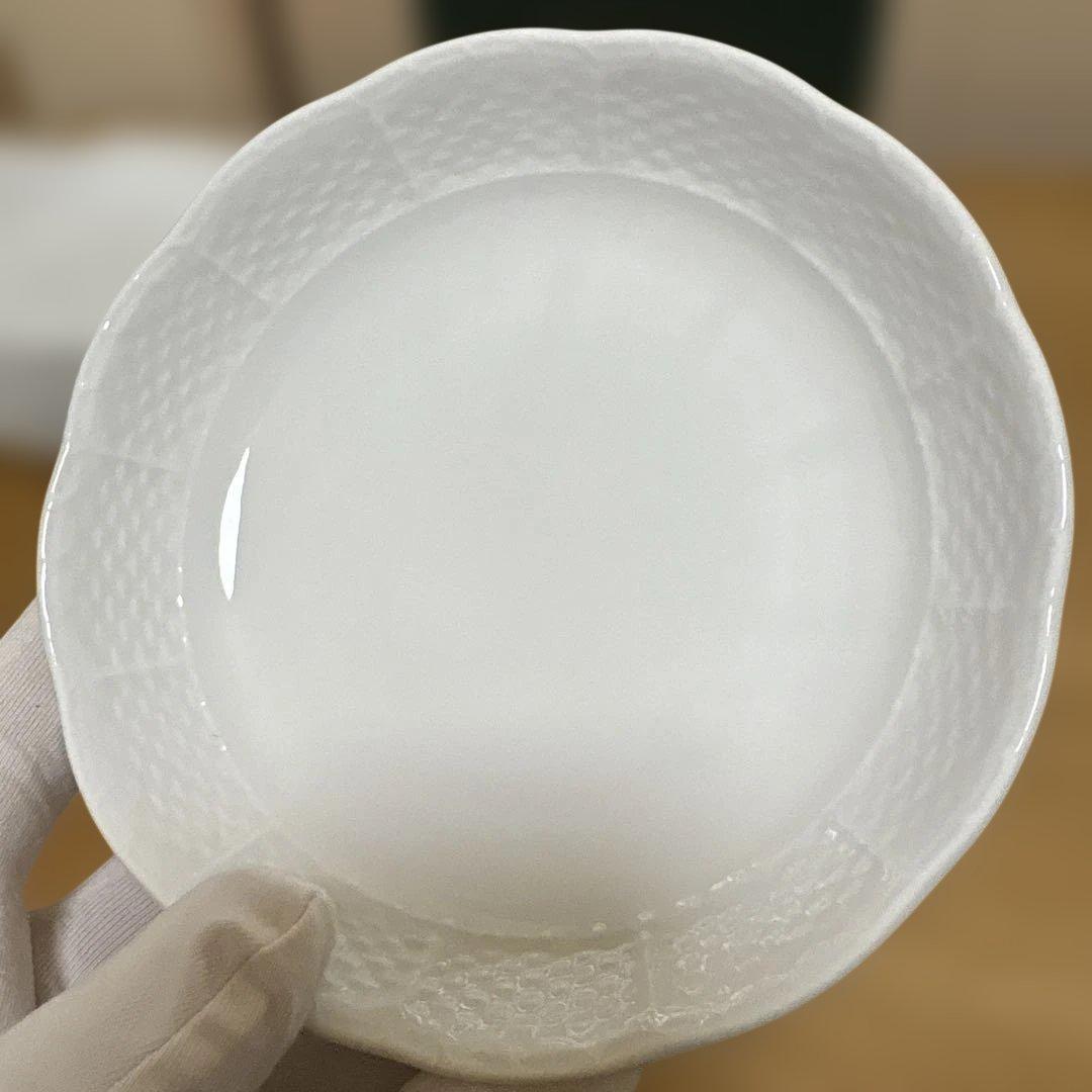 リチャードジノリ　ベッキオホワイト　ディッシュラウンド　6枚セット