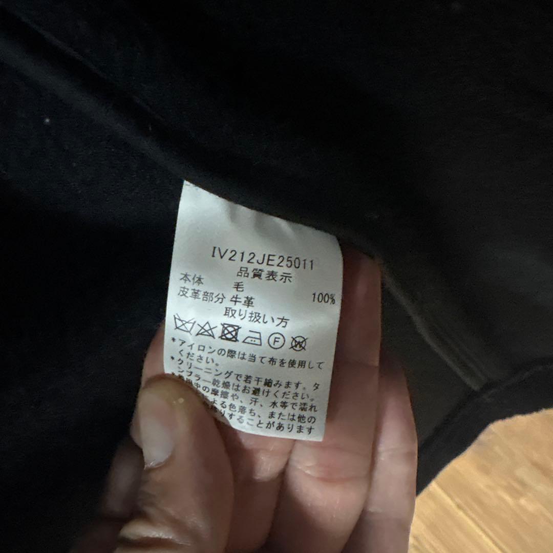 INVERTERE ダッフルコート 38 ブラック