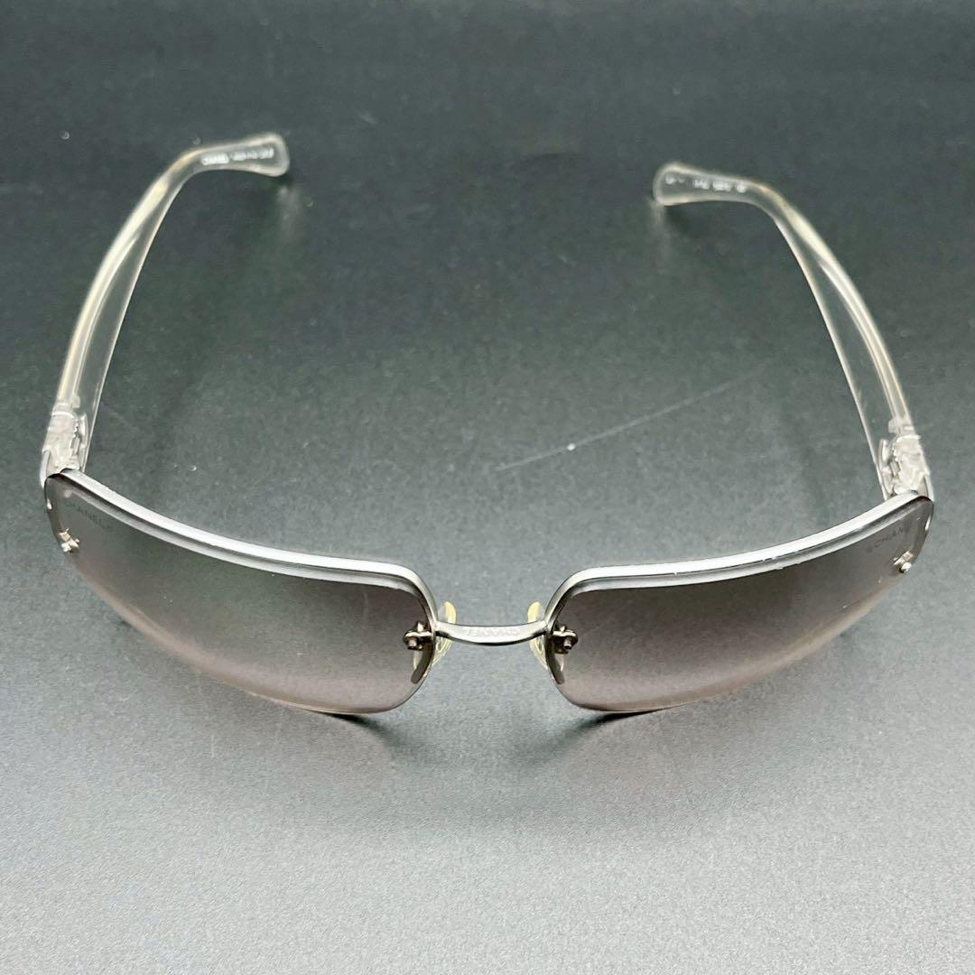 小物 CHANEL archive rim less sunglasses y2k