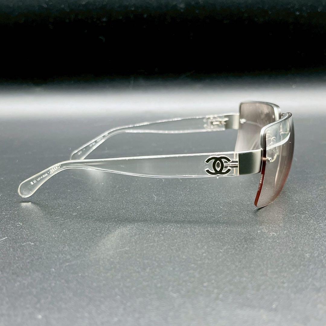 小物 CHANEL archive rim less sunglasses y2k