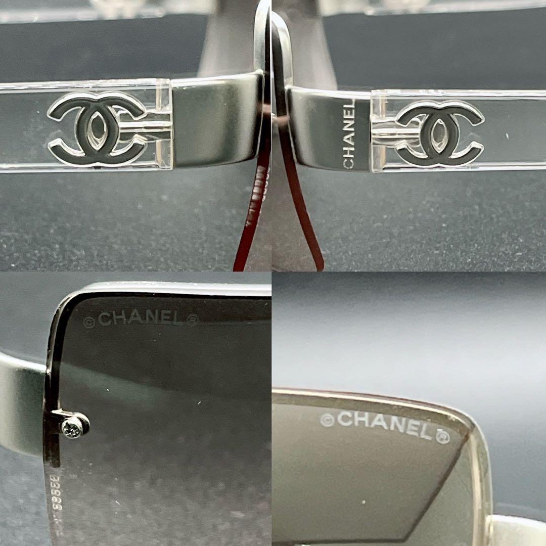 小物 CHANEL archive rim less sunglasses y2k