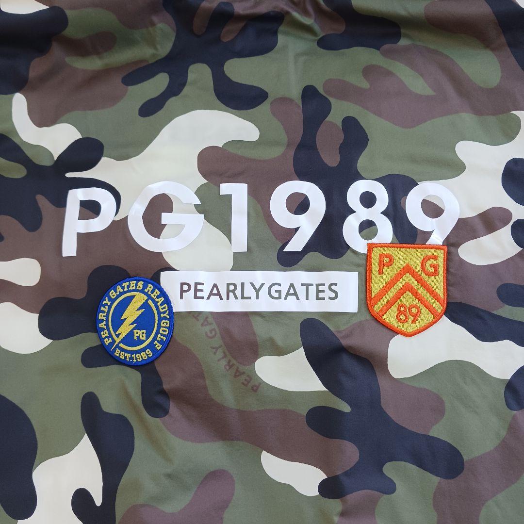 パーリーゲイツ　4WAYジャケット　スニード　ベスト　3L　カモフラ　ワッペン