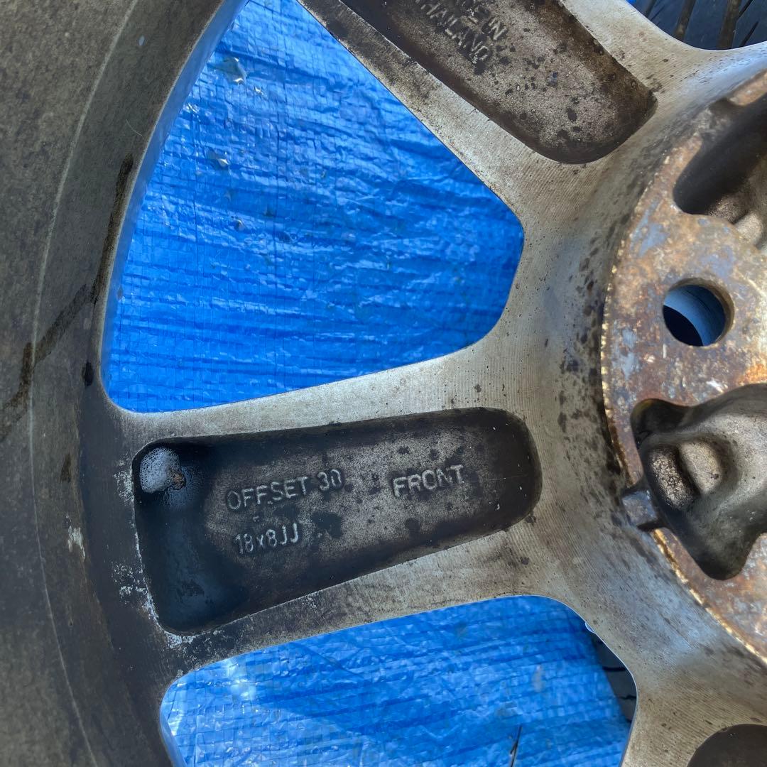 ニッサン　フェアレディZ33 純正18インチ タイヤ・ホイールセット