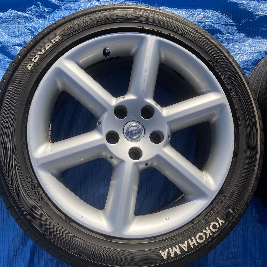 ニッサン　フェアレディZ33 純正18インチ タイヤ・ホイールセット