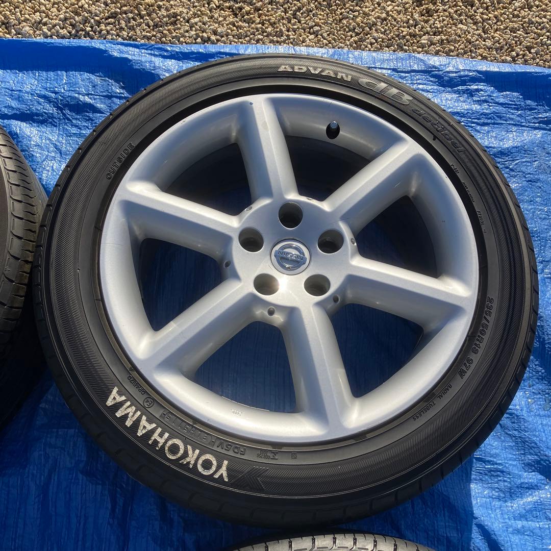 ニッサン　フェアレディZ33 純正18インチ タイヤ・ホイールセット