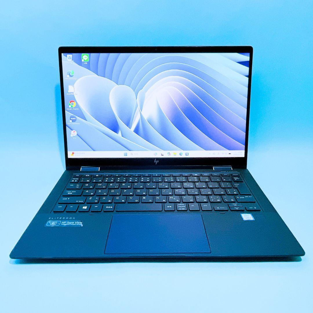 HP EliteDragonfly i5 8G 256 FHD TB3 タッチ
