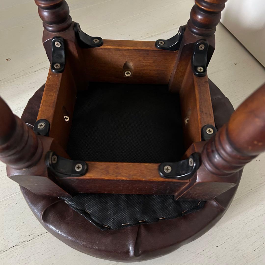 ヴィンテージ スツール 座椅子 丸椅子 チェア